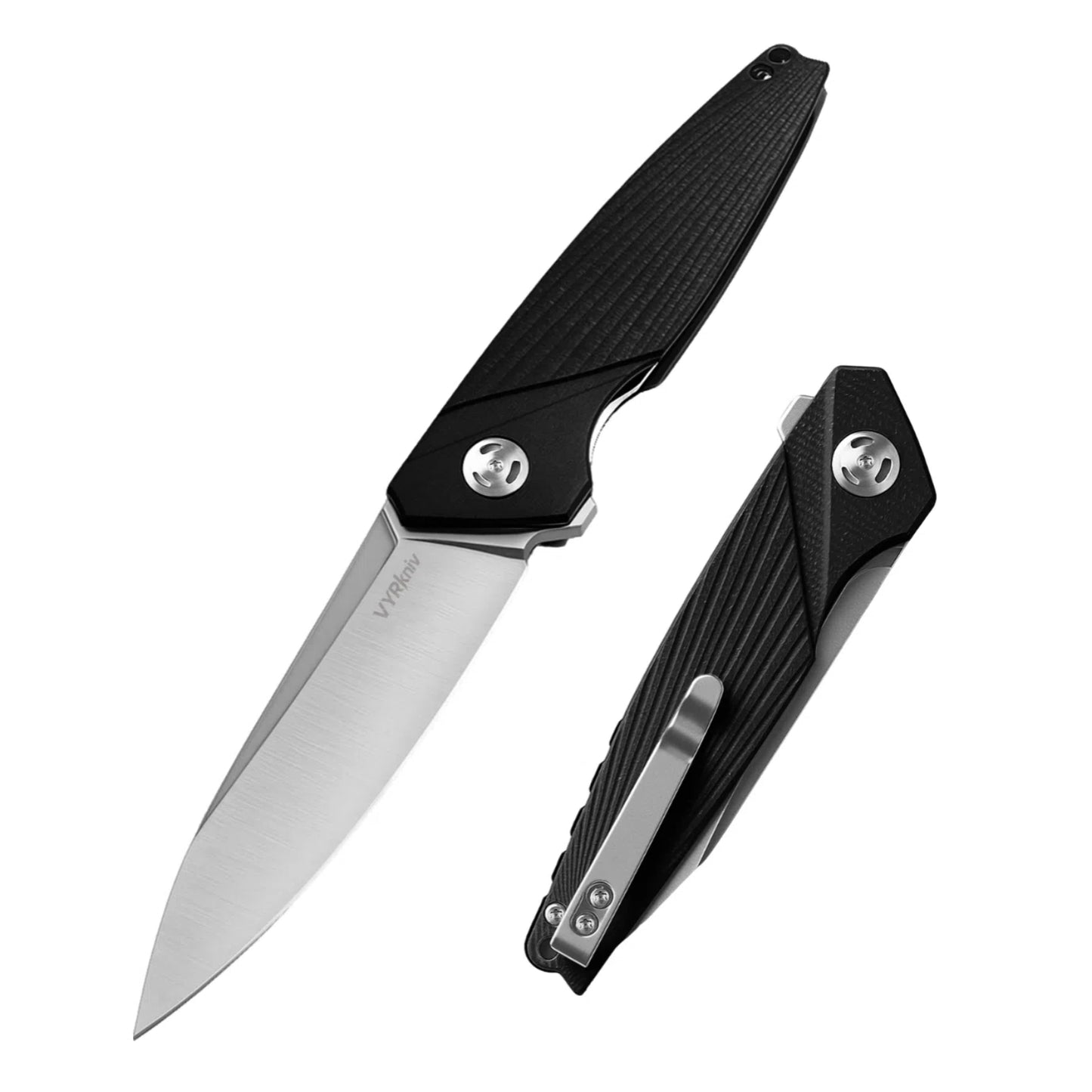VYRkniv V904 Pocket EDC Knife,14C28N Blade Liene Handle
