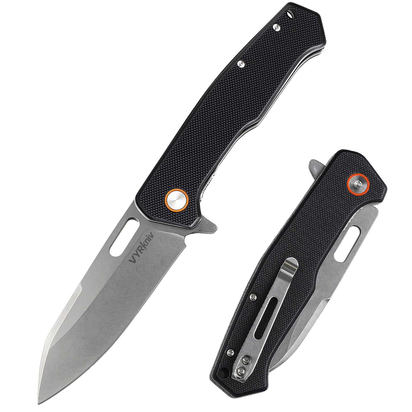 VYRkniv V901 Pocket EDC Knife D2 Blade G10 Handle