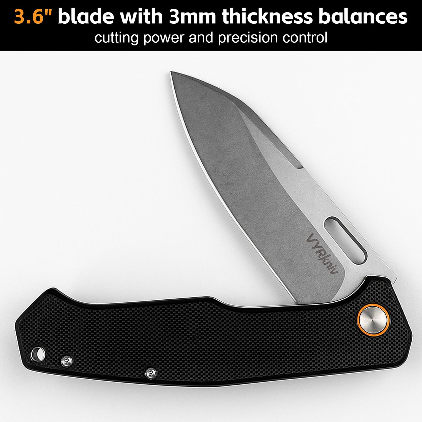 VYRkniv V901 Pocket EDC Knife D2 Blade G10 Handle