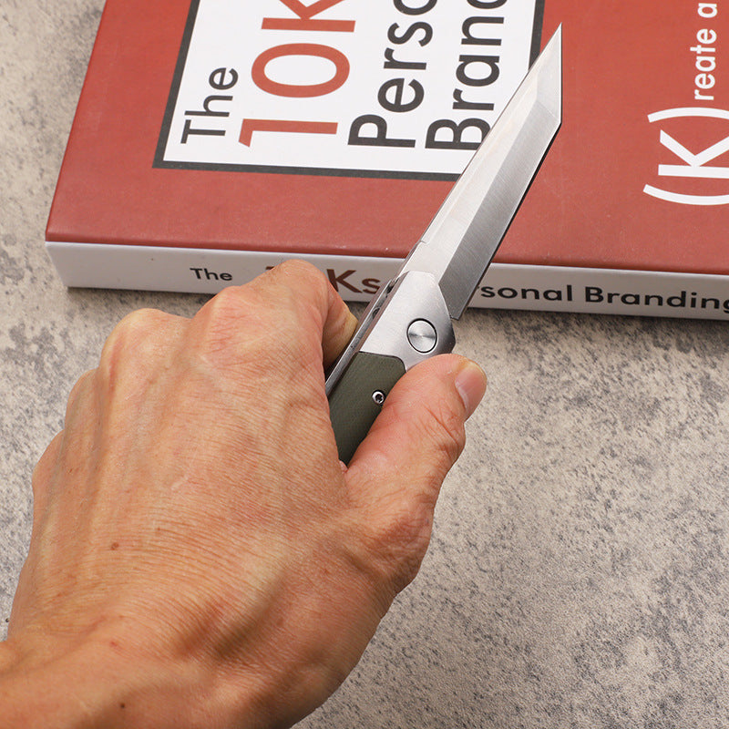 Pocket EDC Knife, 3.62'' Sandvik steel VYR9901