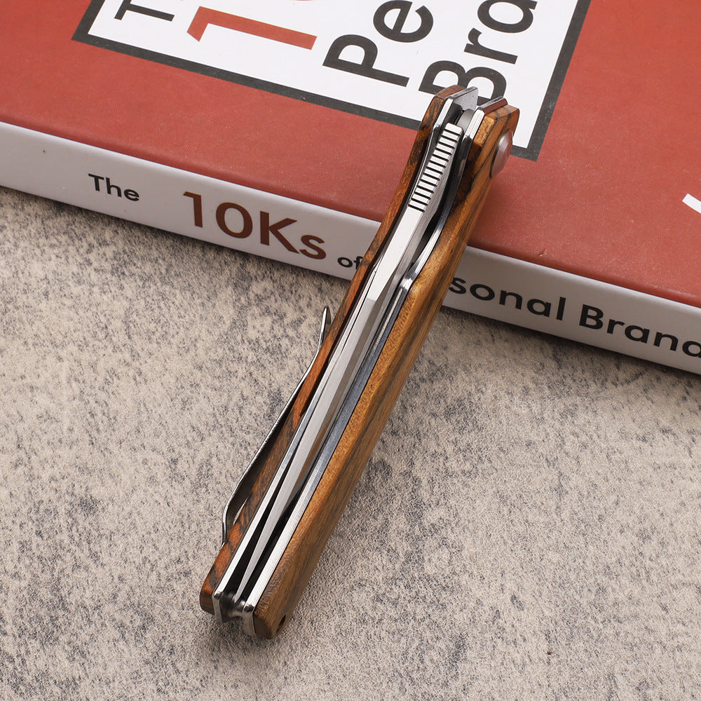 Pocket EDC Knife, 3.86'' D2 Steel VYR9905