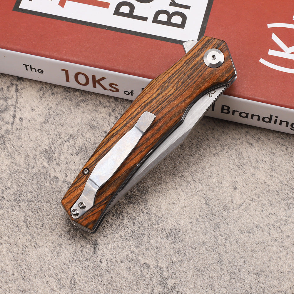 Pocket EDC Knife, 3.86'' D2 Steel VYR9905