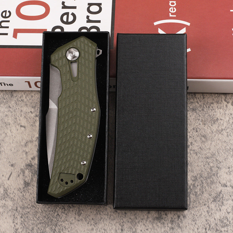 Pocket EDC Knife, 3.7'' D2 Steel VYR9909