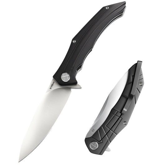 Pocket EDC Knife V907, 3.8" D2 Steel Blade