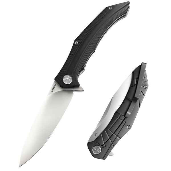 Pocket EDC Knife,3.8" D2 Steel V907