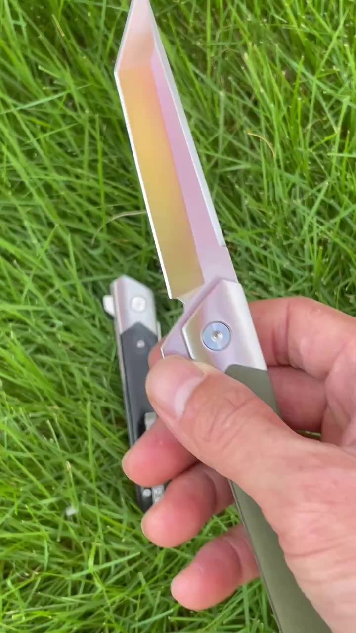 Pocket EDC Knife, 3.62'' Sandvik steel VYR9901