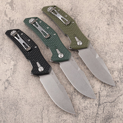 Pocket EDC Knife, 3.7'' D2 Steel VYR9909
