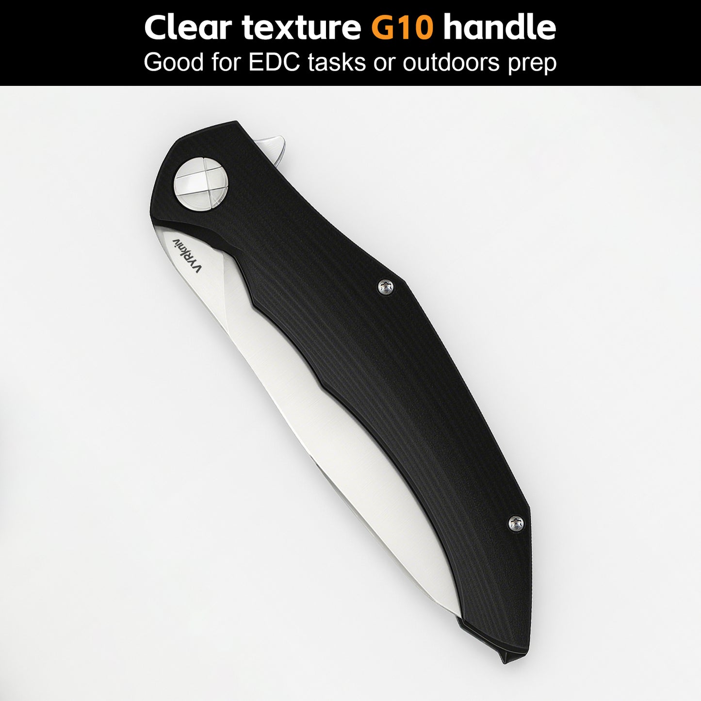 Pocket EDC Knife,3.8" D2 Steel V907