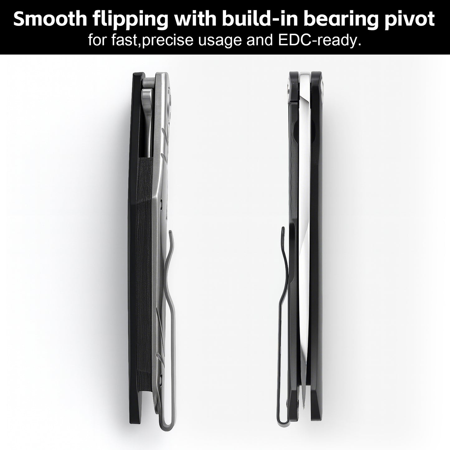 Pocket EDC Knife,3.8" D2 Steel V907