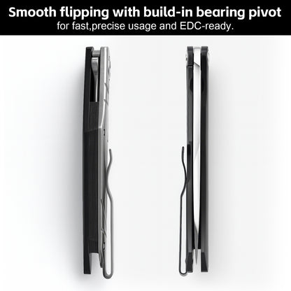 Pocket EDC Knife,3.8" D2 Steel V907