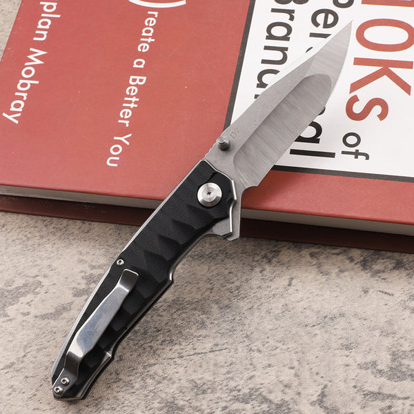 Pocket EDC Knife, 3.62'' D2 Steel VYR9911